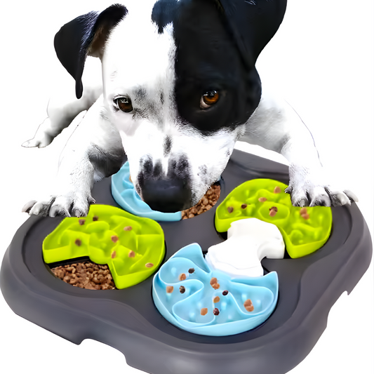 🥣 Slowfeeder Voerpuzzel voor Honden en Katten – Anti-Schrok Voerbak voor Betere Spijsvertering - Safari Paws