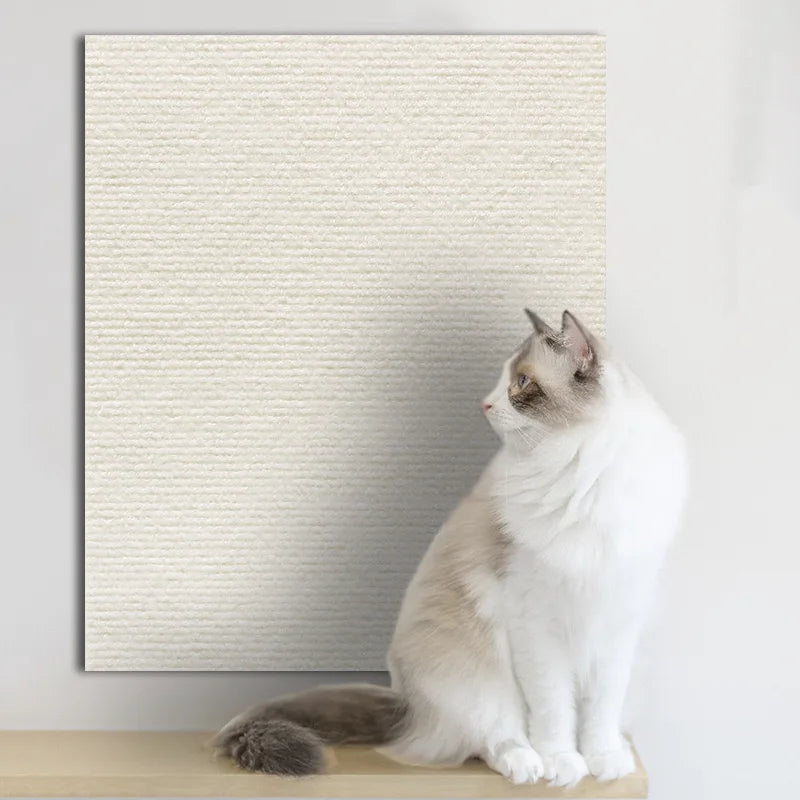 Wall Self-Adhesive Anti Cat Scratch Sofa DIY Cats Scratch Protection Paws Sharpen Trimmable  Carpet Cats Scratch Board ﻿ - Safari Paws
