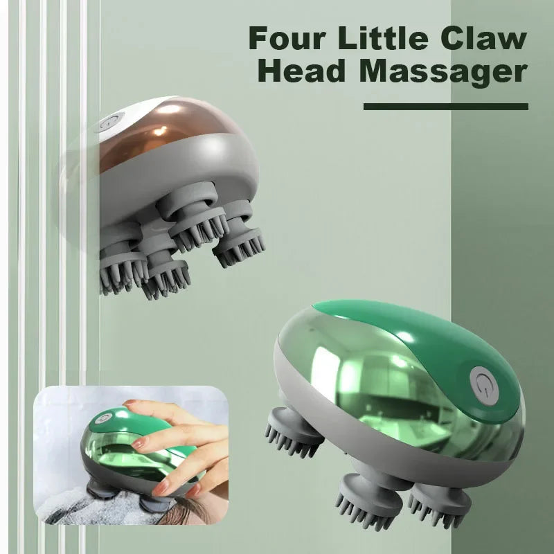 Elektrische Hoofdmassager voor Katten & Honden – Ontspanning & Stressverlichting - Safari Paws