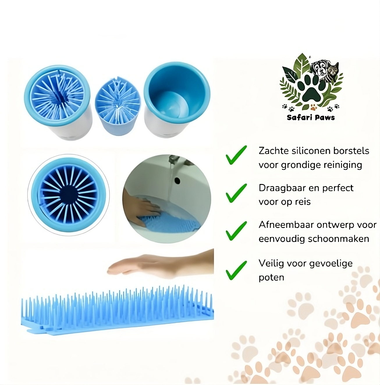 Multifunctionele Hondenriem met Geïntegreerde Waterfles en Opvouwbare Voerbak – Perfect voor Wandelen met Honden - Rood - Safari Paws