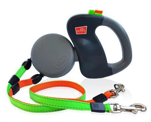 Safari Paws Dual-Trek Retractable Dog Leash – Tangle-Free Walks for Two! - Safari Paws