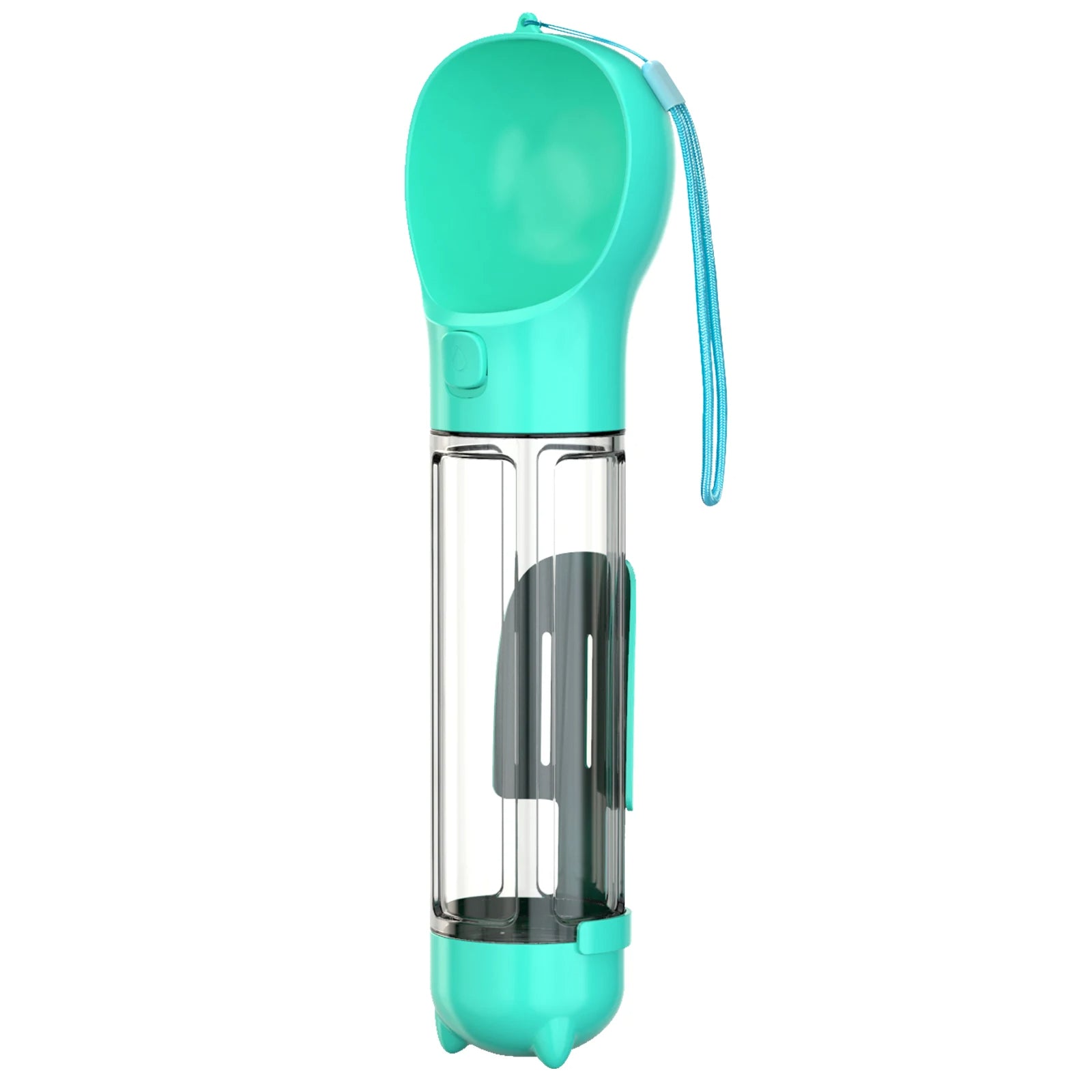 3 in 1 veldfles voor hond of kat met snacktank en drinkbak 500 ml water/100 ml snacktank - Safari Paws