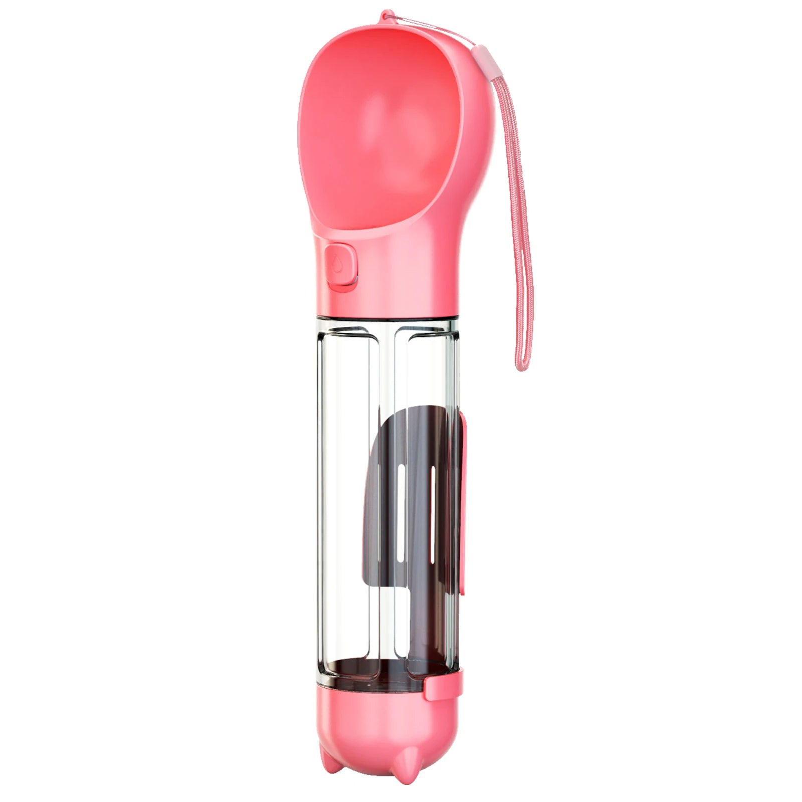 3 in 1 veldfles voor hond of kat met snacktank en drinkbak 500 ml water/100 ml snacktank - Safari Paws