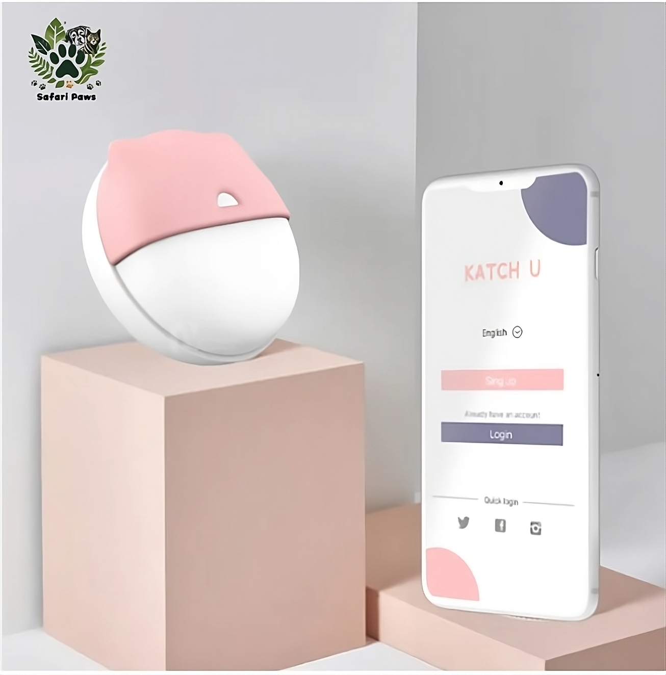 📍GPS Tracker voor Katten met Activiteitenmonitor – Veiligheid en Gezondheid in Één - Safari Paws